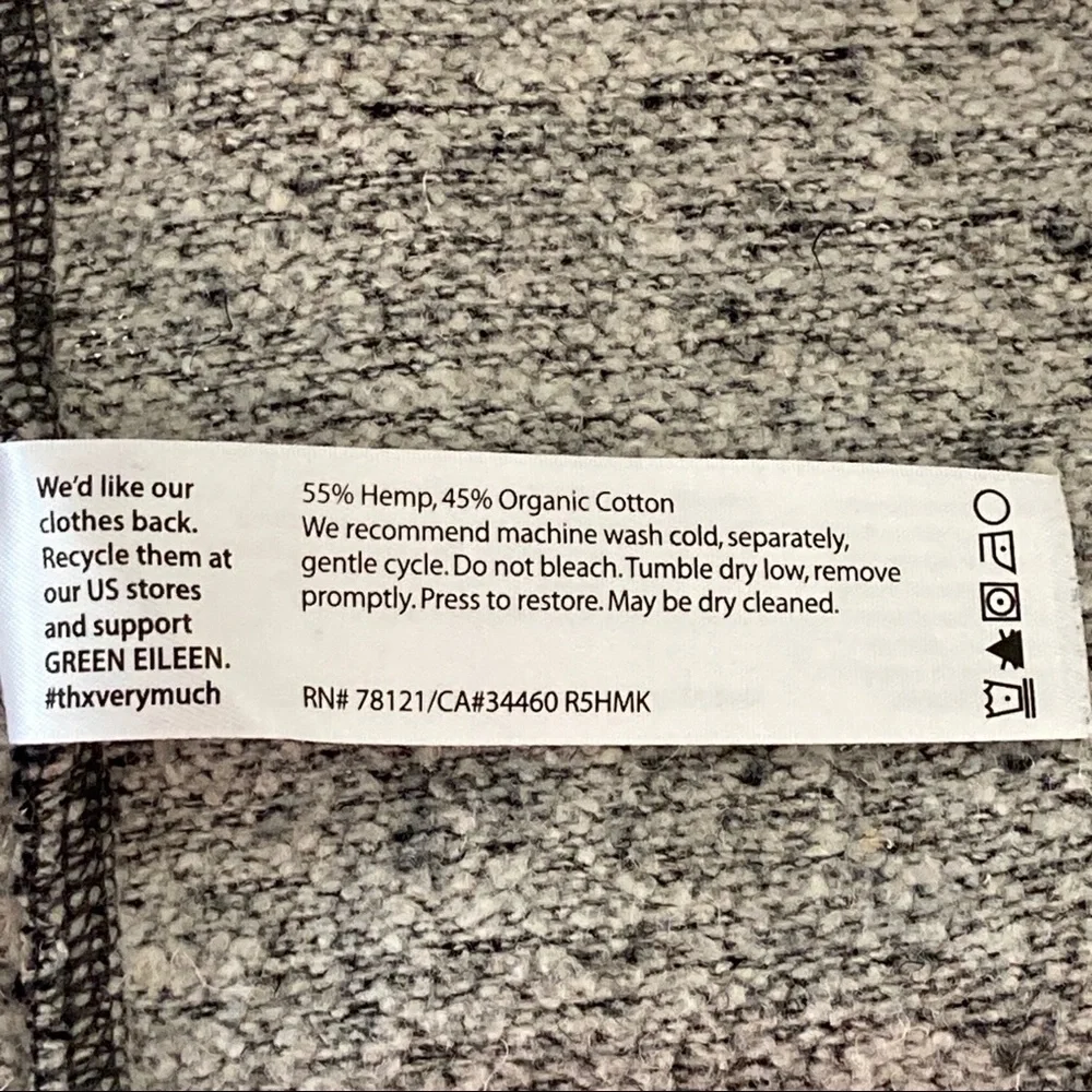 Eileen Fisher Cardigan Full Zip Size L - Picture 3 of 5